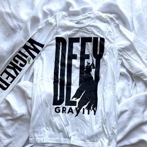 WEAR WICKED Defy Gravity long sleeve t shirt white